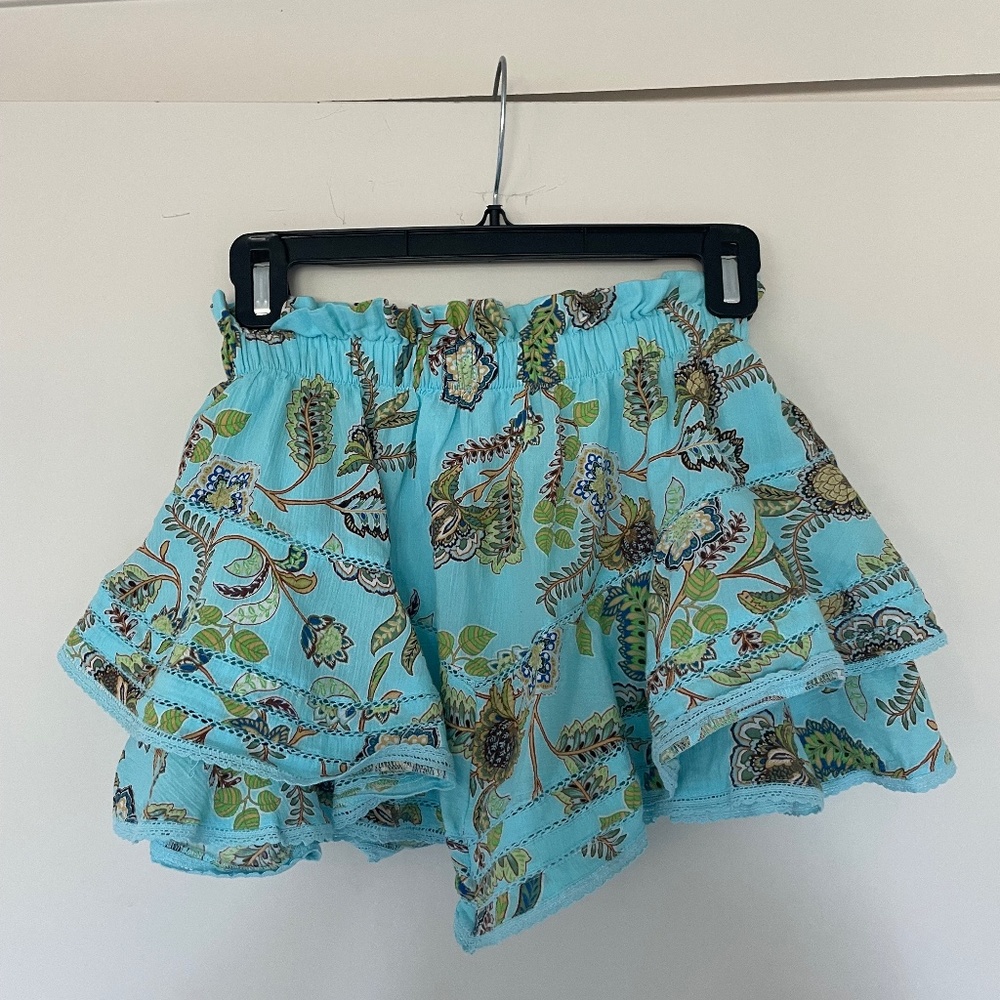 Aerie rock n ruffle skirt